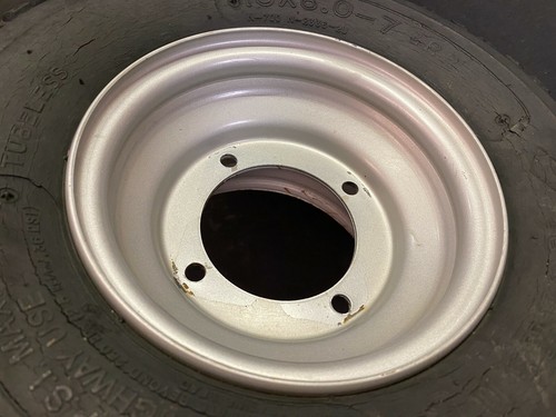 2004 ARCTIC CAT 50 90 WHEEL RIM 16X8X7 TIRES DRY ROTTED 3301-574 A - Picture 6 of 7