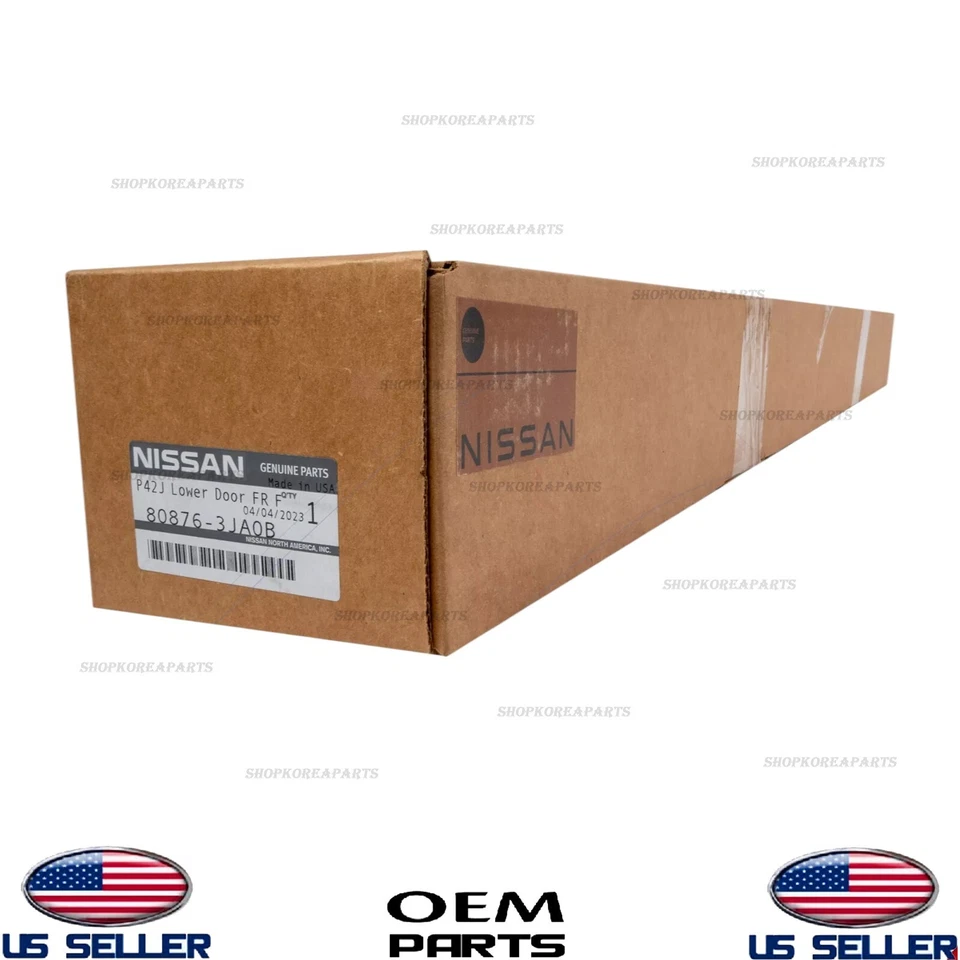 Moldura de puerta de pasajero inferior delantera derecha original OEM para Infiniti QX60 JX35 Foto 4 de 4