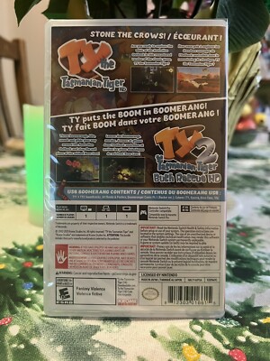 TY The Tasmanian Tiger HD + TY Part 2 BRAND NEW Factory Sealed
