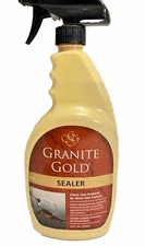 Granite Gold SEALER Protectant Barrier Spray Non Toxic Safe Stone Care 24 Oz
