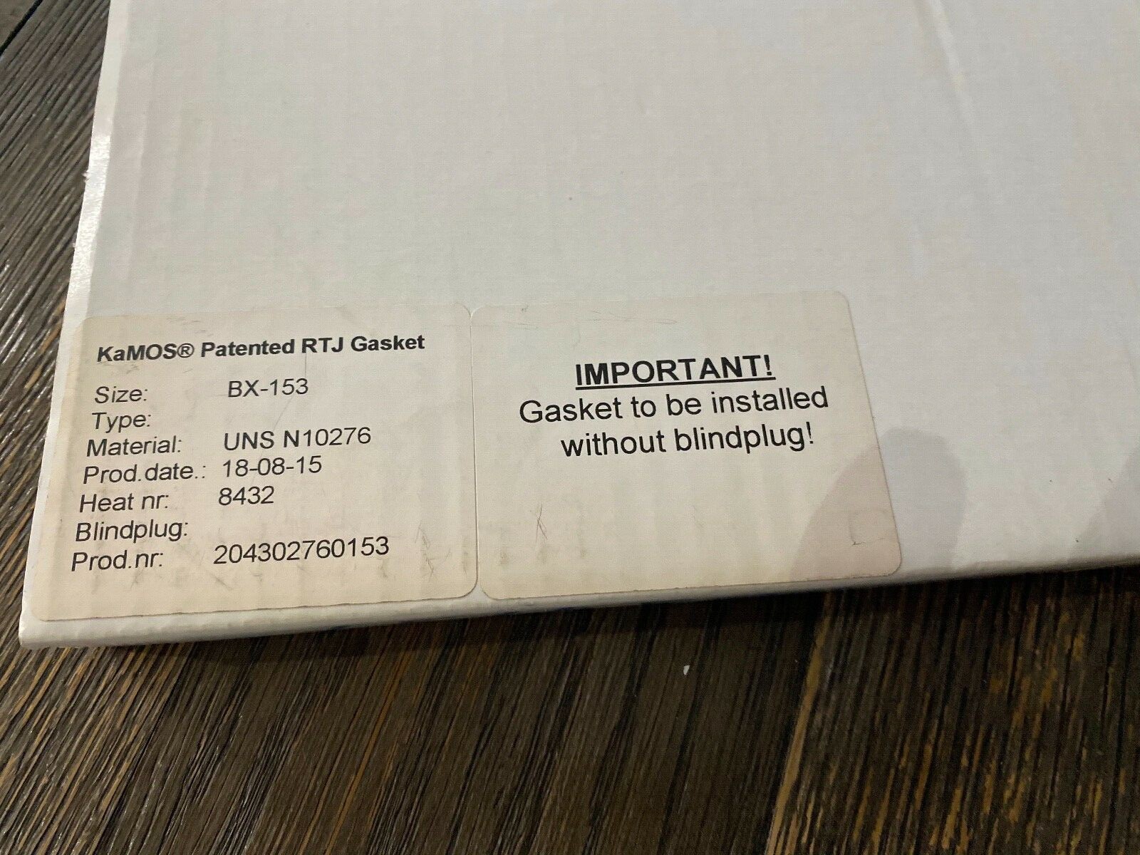 KaMOS RTJ Gasket BX153. **NEW** eBay