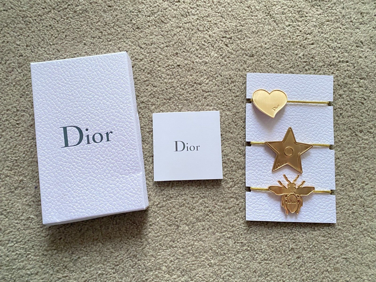 New Authentic Christian Dior Hair Rubber Bands Accessory
