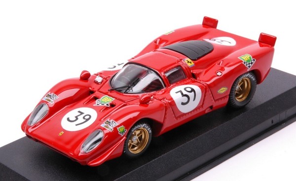 Best Model 1/43 Ferrari 312P Coupe Le Mans 1970 Spare Car Modellino Statico-image