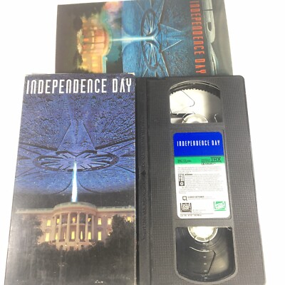 Independence Day VHS 1996 Vintage Sci-Fi Will Smith, Bill Pullman, Jeff Goldblum