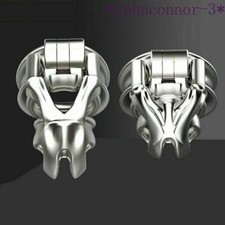 New Male Cobra Chastity Device Mamba Cage Metal Locking Belt Stainless Steel