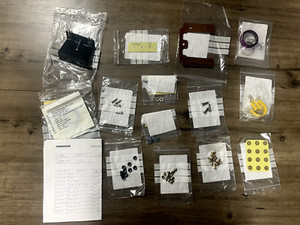 Lot of Bombardier & Aircraft Parts Bracket, Bushing, O-Rings, Bolts, Etc.