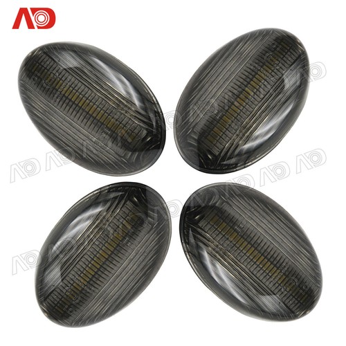 4x For Ford F350 F450 Super Duty 99-10 Smoked LED Fender Lamp Side Marker Light - Picture 6 of 9