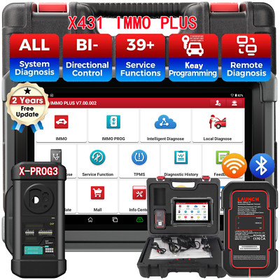 2024 LAUNCH X431 IMMO PLUS X-PROG3 OBD2 Diagnosegerät ALL SYSTEM ECU Programmier