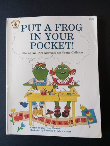 Vintage Put A Frog in Your Pocket - 1985 Children's Paperback Activity Book - Picture 4 of 8