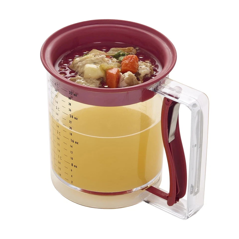 32oz Grease Separator with Bottom Release - Dishwasher Safe Innovative Design... - Image 3 of 4