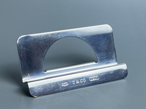 Vintage Tiffany & Co Business Card Holder Sterling Silver 42grams - Picture 3 of 7