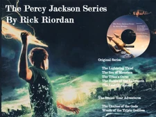 The Percy Jackson Audiobook Series – By Rick Riordan - 7 Titles on 1 MP3 DVD