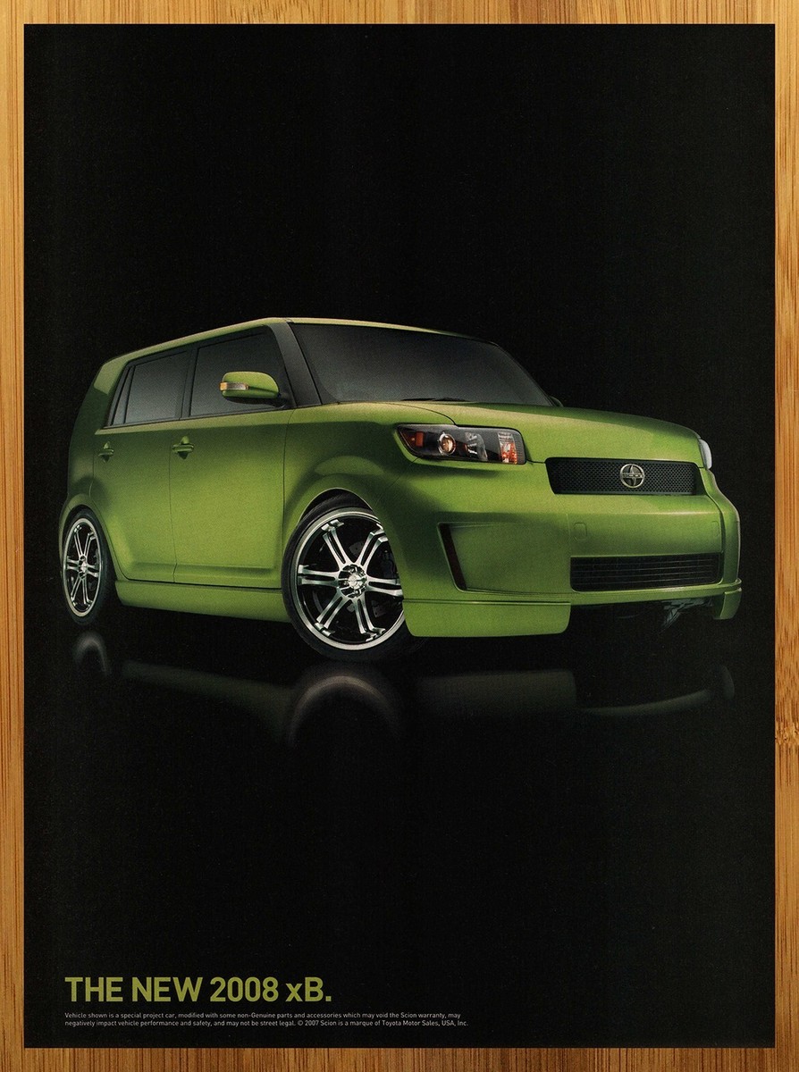 2008 Scion xB Vintage Print Ad/Poster Authentic Compact Car Man