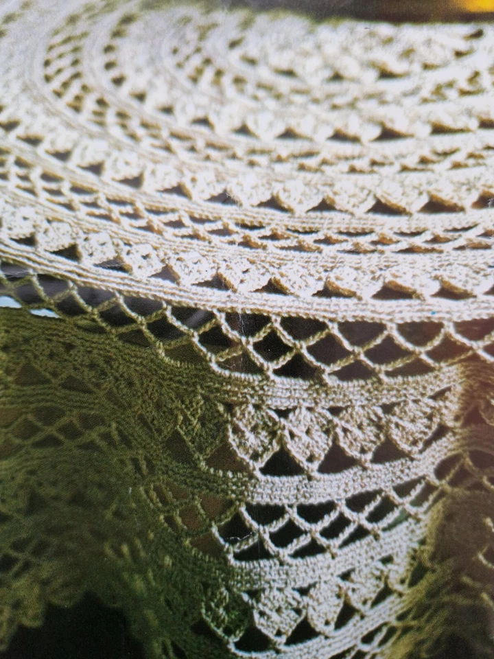 Copy of Crochet pattern for Tablecloth By Twilleys No 6120 - Image 2 of 3