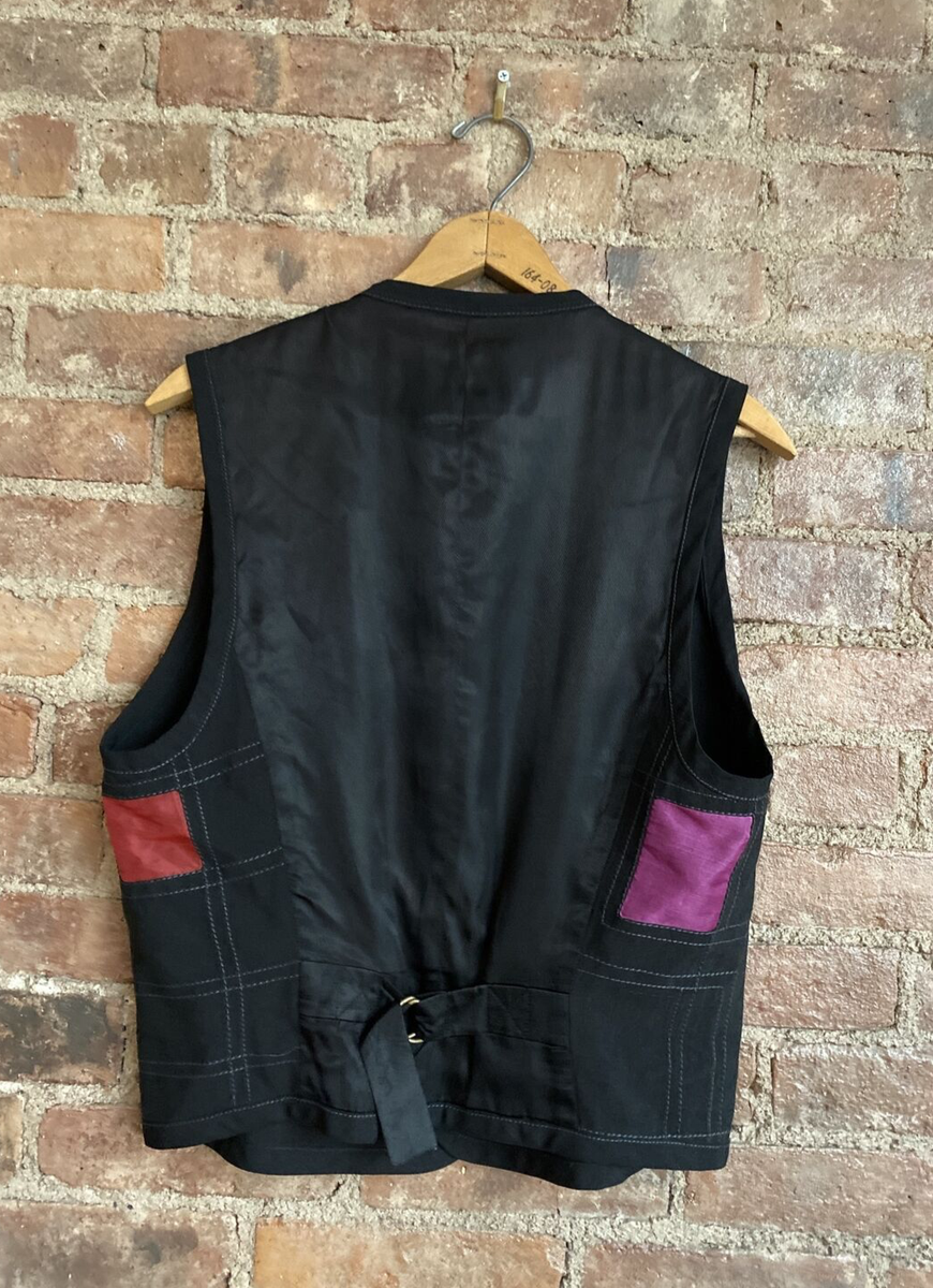 Vintage Dirk Bikkembergs Men's Mixed Media Vest, Sz 46 XS | eBay