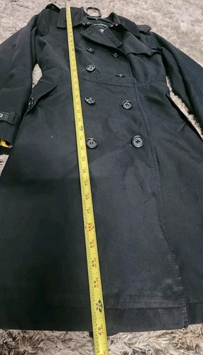 Ralph Lauren Damen Trenchcoat wasserabweisend schwarz zweireihig Gr. Medium - Bild 5 von 13