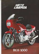 Laverda 1000 RGS 80er Jahre Prospekt brochure depliant