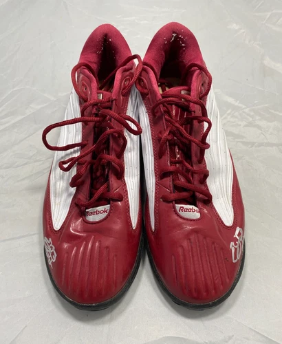 Emmitt Smith Autographed Game-Used Reebok Turf Shoes - Arizona Cardinals