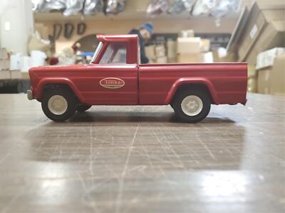 VTG Jeep Pick Up Red Truck 52030 Tonka opening tailgate works