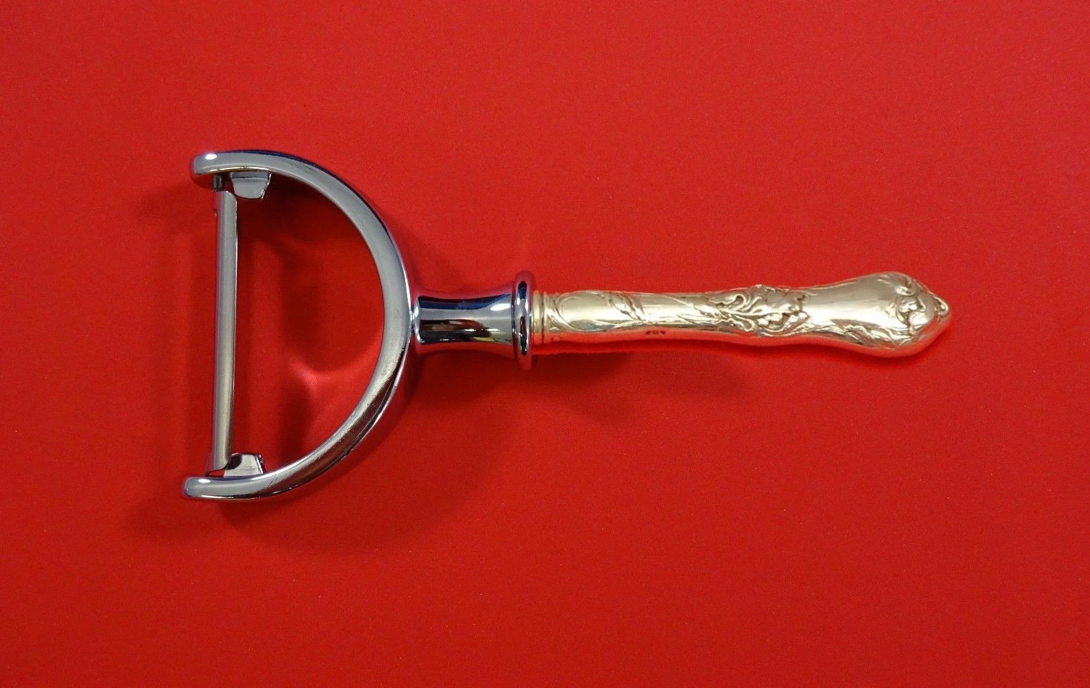 LES CINQ FLEURS BY REED & BARTON STERLING SILVER VEGETABLE PEELER HHWS CUSTOM 6"
