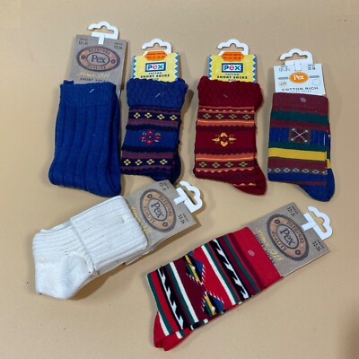 Hochwertige Socken x 6 Paar PEX Schule Smart Kinder Größe UK 12 1/2 - 3 1/2 A10