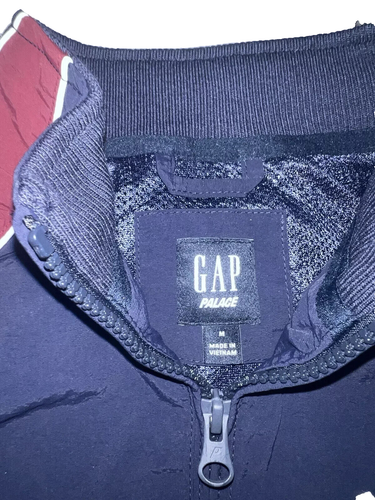 PALACE X GAP KIDS NAVY/MAROON TRACK JACKET SIZE M - Picture 3 of 3