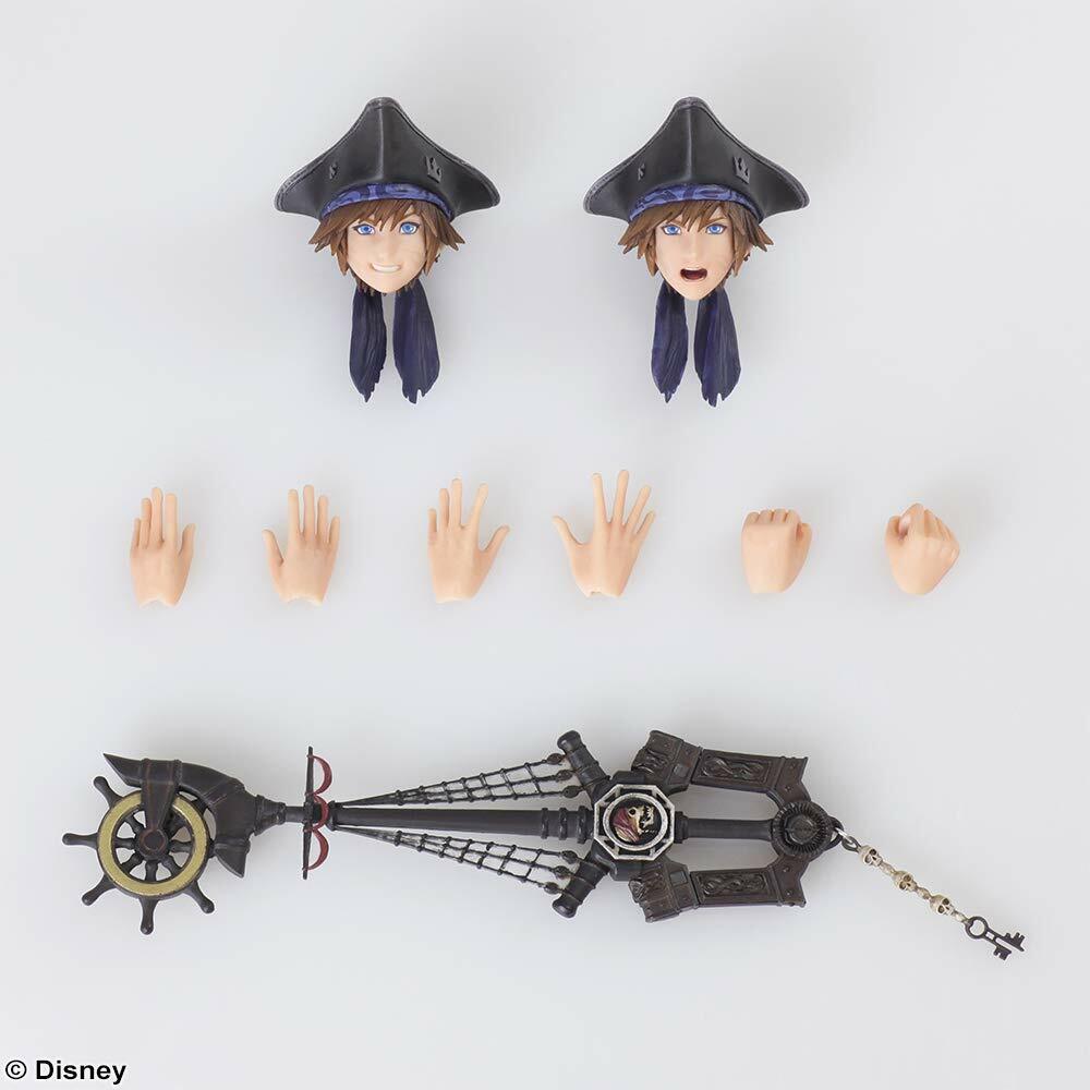 NEW KINGDOM HEARTS III BRING ARTS Sora Pirates of the Caribbean