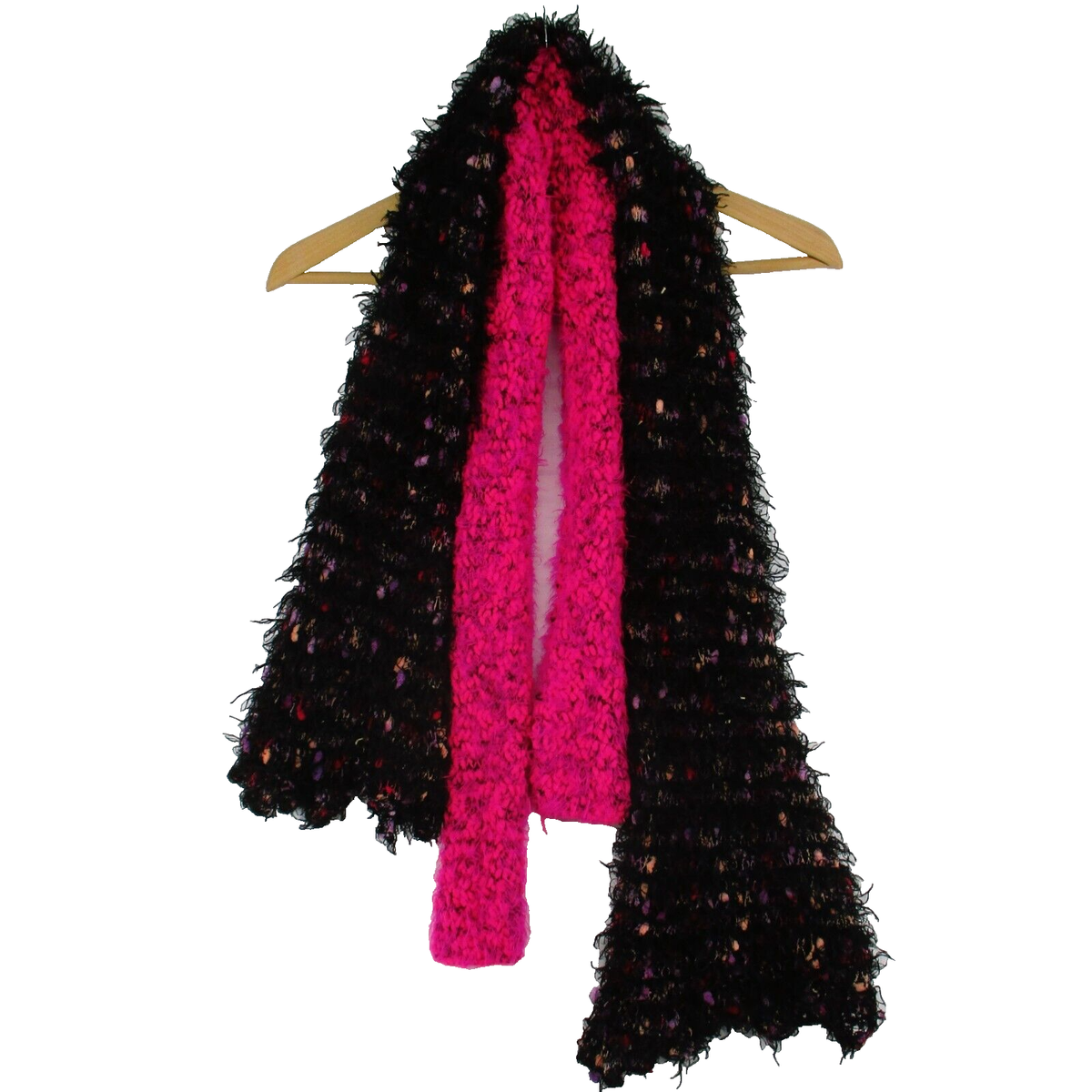 Y2K 2000s Pair Black Pink Fuzzy Flare Boho Fairy Grunge Shag Y2K 2000s Pair Black Pink Fuzzy Flare Boho Fairy Grunge Shag