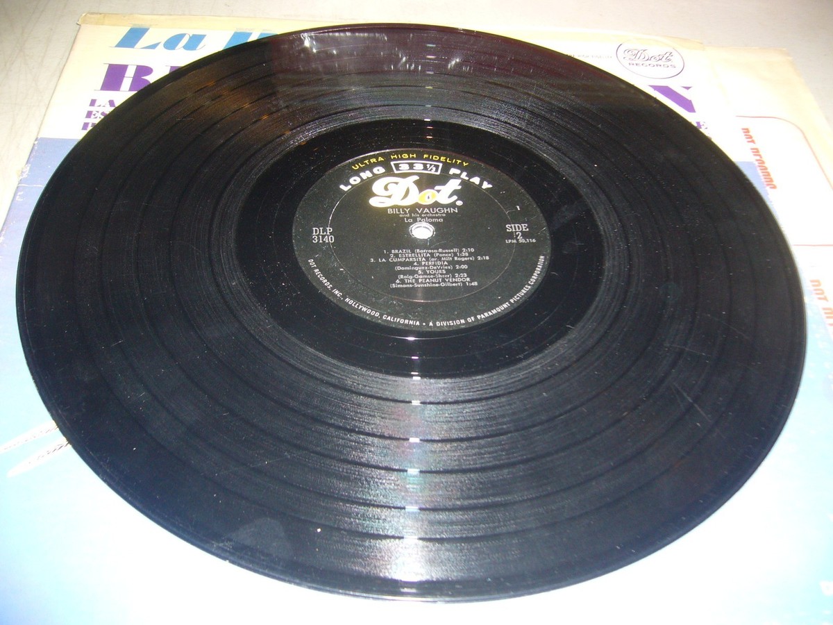 BILLY VAUGHN & HIS ORCHESTRA LA PALOMA LP VG+ Dot DLPO-3140