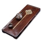 Luxury Heavy Wooden Kung Fu Gongfu Large Tea Tray Serving Table Drain Plate