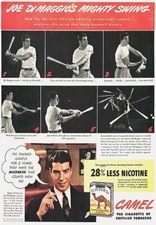 JOE DIMAGGIO BASEBALL CARD *2x3 FRIDGE MAGNET* NEW YORK YANKEES HITTING STREAK