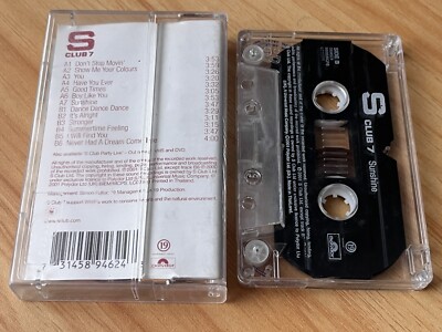 S Club 7 Sunshine Cassette Tape (Polydor 2001) Dance Teen Euro Pop