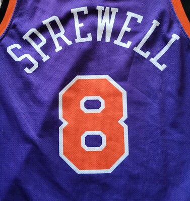 NBA New York Knicks NYK basketball Champion jersey #8 Sprewell