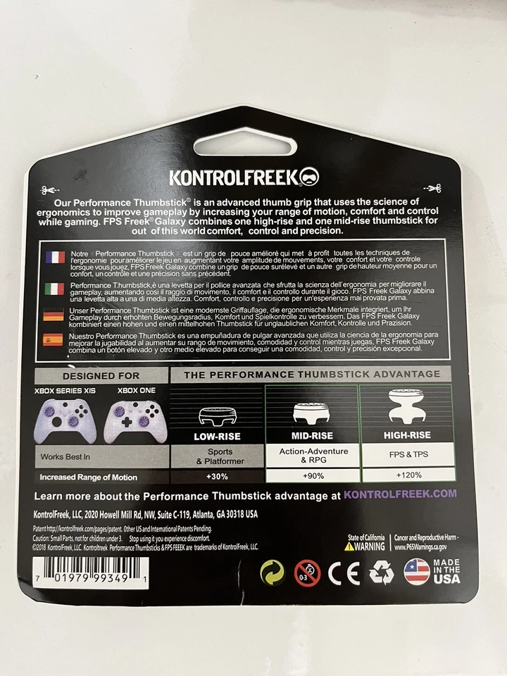 New Kontrol Freek Performance Thumb Sticks/Grips For Xbox Series X, Xbox One/S - Image 2 of 2
