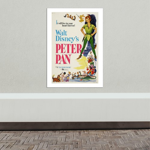 Walt Disney Peter Pan 1953 Poster Arte Murale Stampa - Picture 11 of 12