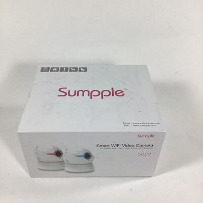 Sumpple S822 Wifi 720P Cloud Video Monitor Camera - Light Blue