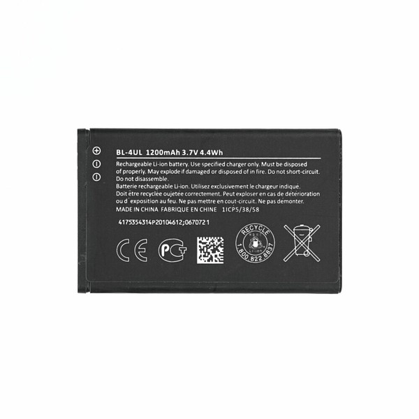 Nokia BL-4UL Akku FüR 225 4G Asha 215 4G 3310 3G 6310 2021 Wie Original 1200 Mah-image