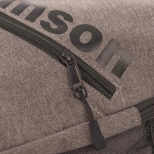 Grauer Simson Rucksack Modernes Design Hoher Tragekomfort Schule Arbeit Uni - Bild 7 von 10