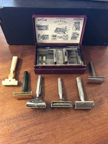 RAZOR SHARPENER AND RAZORS