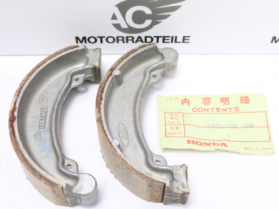 Honda XL 175, CB CM CMX 125 185 200 250 Bremsbelag Satz Bremse hinten + vorne