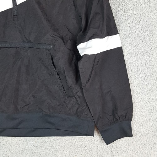Nike Swoosh Logo Anorak Youth Boy's Size Medium Windbreaker Track Jacket Pockets - Picture 3 of 5