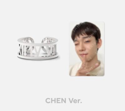 EXO 11th Anniversary OFFICIAL MD GOODS RING SET + PHOTOCARD SEALED
