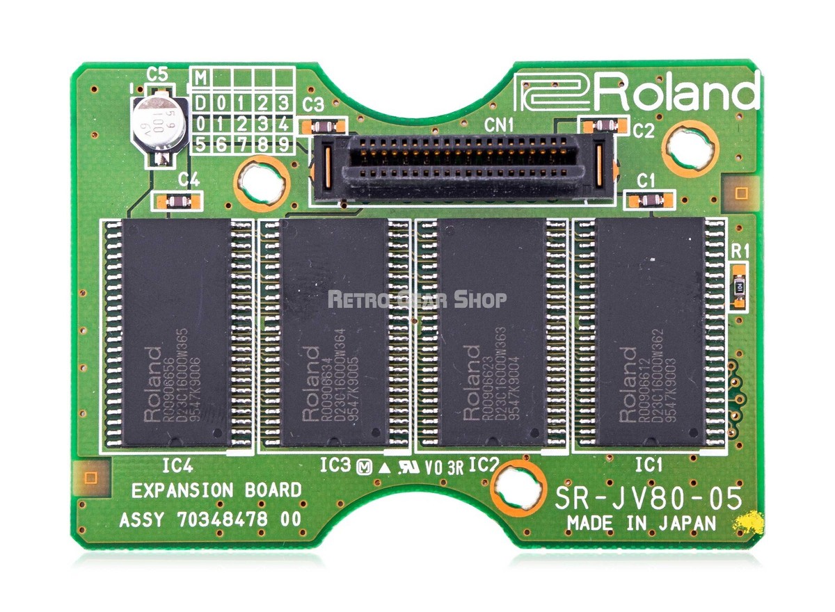 Roland ローランド エクスパンションボード SR-JV80-05 Roland Expansion Board SR-JV80-05 World Card | eBay