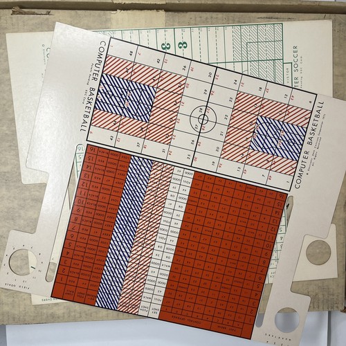 1972 Electronic Data Computer Football 5 in 1 W/MANUAL, All Inserts, Untested - Picture 17 of 18