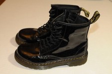 Dr. Martens Toddler 1460 Glitter J Boots Black Sparkle Size 2