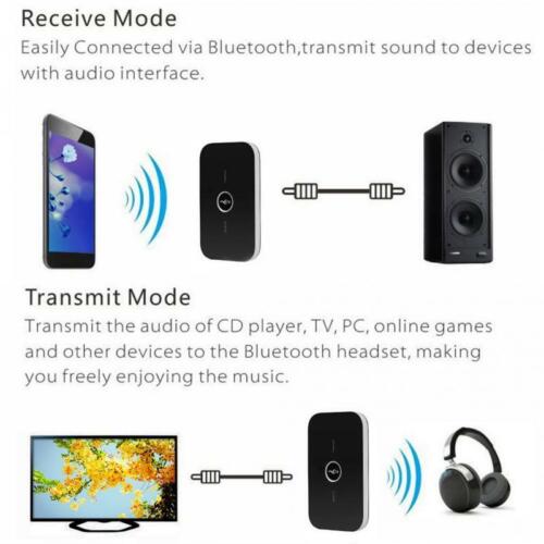 2 rechargeable Bluetooth transmitter receiver 2-in-1 wireless audio adapter 2024 - Picture 6 of 12