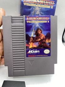 Wizards & Warriors & Iron Sword Wizards & Warrior Ii 2 (Nintendo NES) Authentic