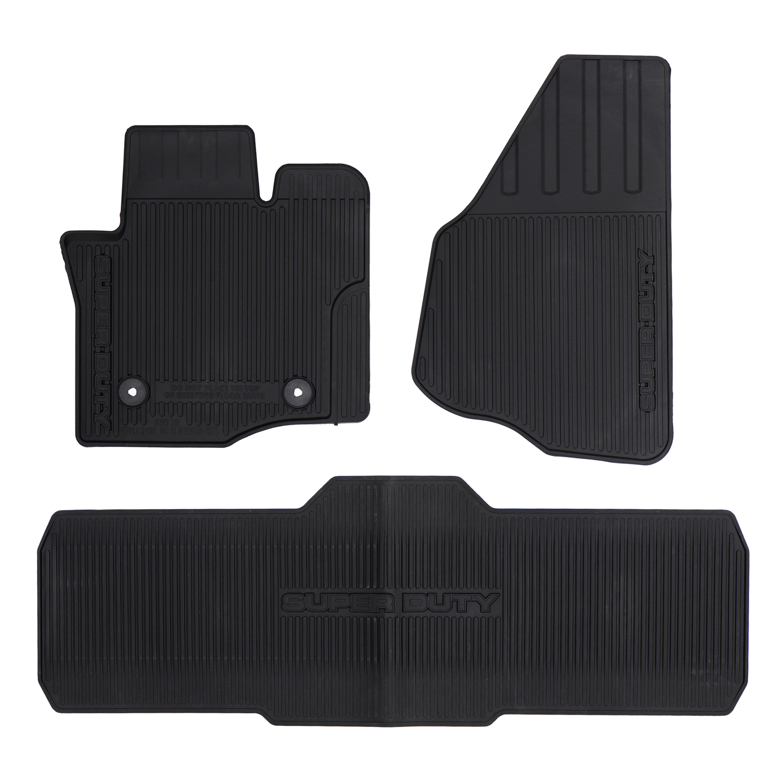 Alfombrillas de piso todo clima para Ford Super Duty 2011-2016 (P/N DC3Z2613300A)