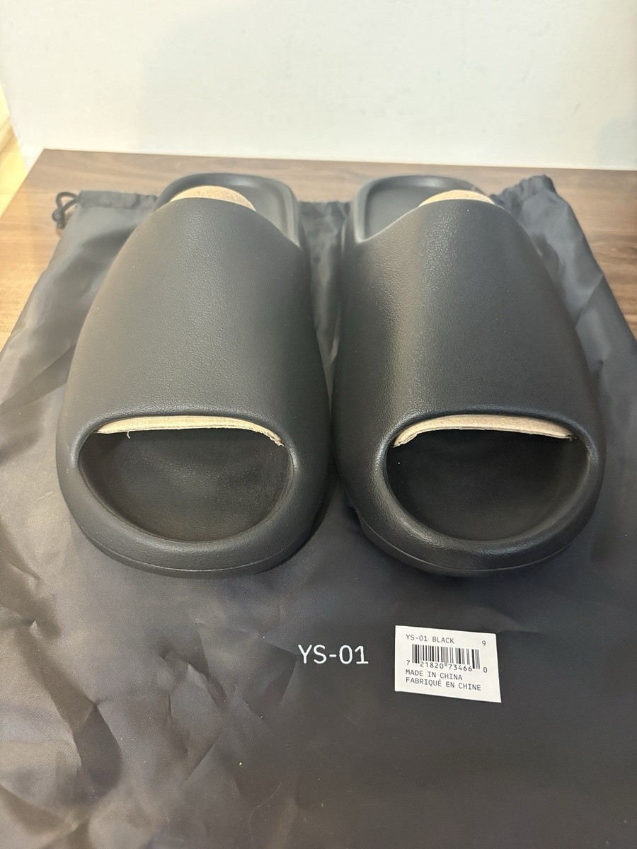 YEEZY SLIDE YZY YS-01 BLACK SIZE 9 | eBay