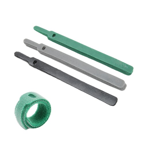 15pcs Fastening Straps Nylon Reusable Adjustable Cord Fastener Tie AM9 - Afbeelding 14 van 24